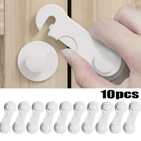 1 Pc - Children Kid Drawer Lock Baby safe Angle Sliding Door Plastic Child safety locks products