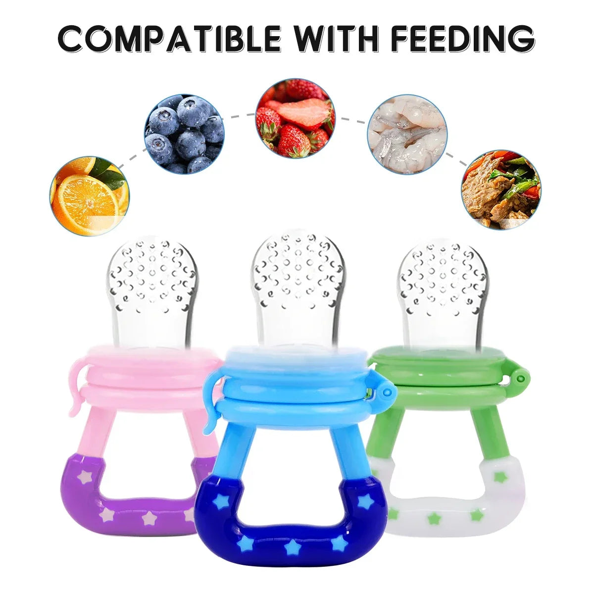 Fruit Pacifier/ Fresh Fruit Food Baby , Feeding Safe
