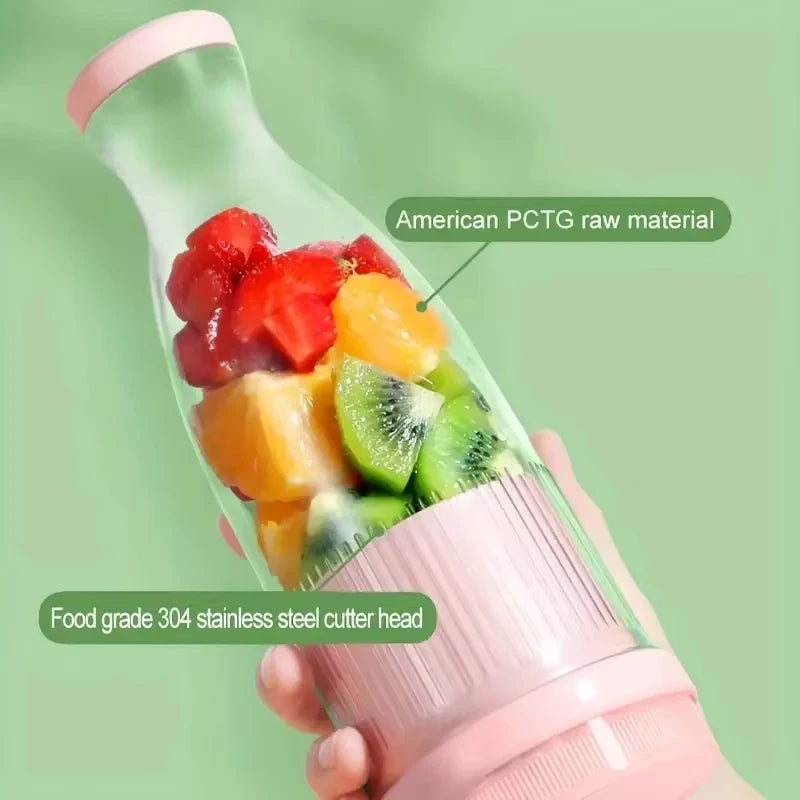 Portable 6 Blades Mini Bottle Juicer | USB