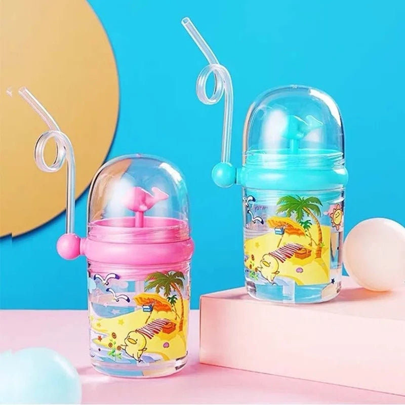 Children Whale Spray Cup Sippy Bottle Cartoon