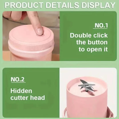 Portable 6 Blades Mini Bottle Juicer | USB