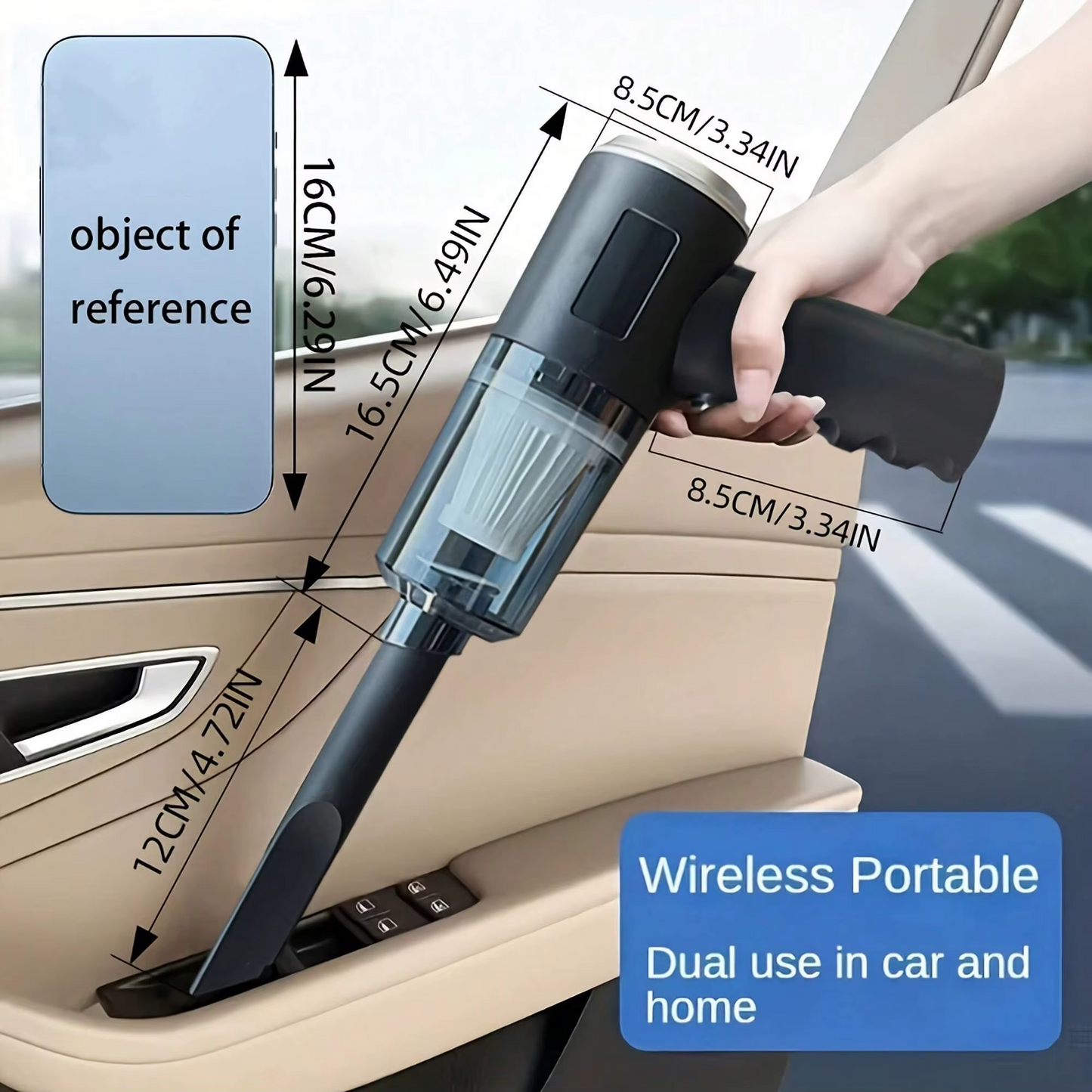 3 in 1 Portable Wireless Vacuum Cleaner